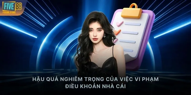 Hậu quả nghiêm trọng của việc vi phạm điều khoản nhà cái