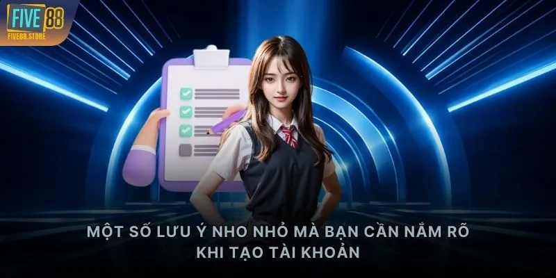 Một số lưu ý nho nhỏ mà bạn cần nắm rõ khi tạo tài khoản